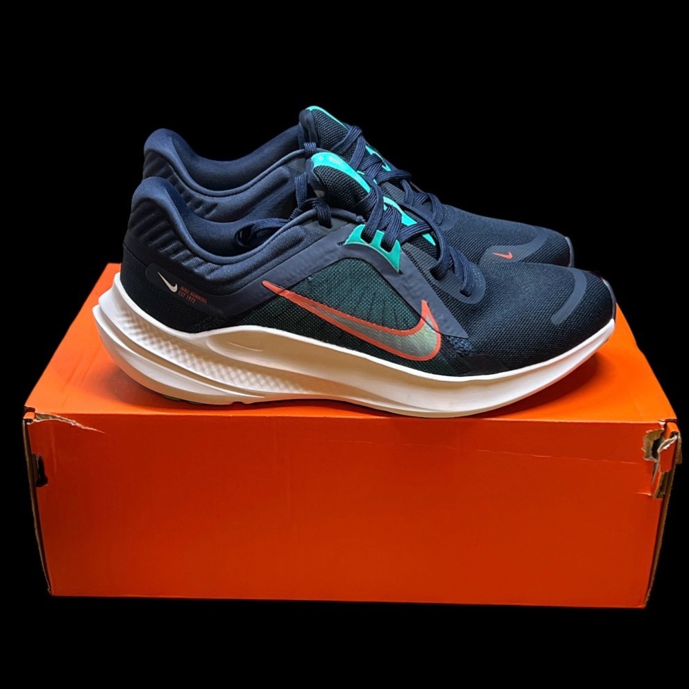 Size 8 -‎ Women Nike Quest 5 Athletic  Shoes Obsidian/White/Jade DD9291-401
